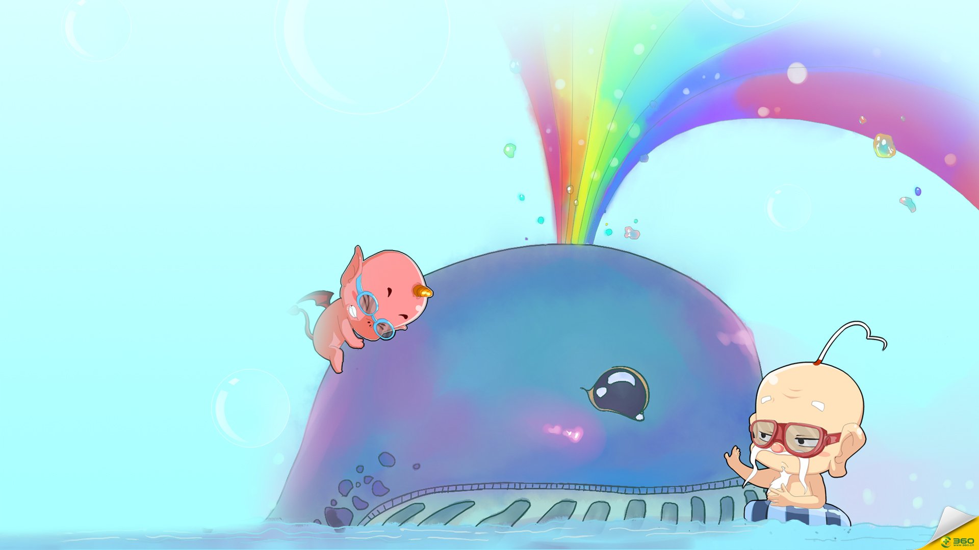 动漫,卡通,手绘,坤奇动漫,@坤奇动漫,@月老Booth,儿童桌面专用