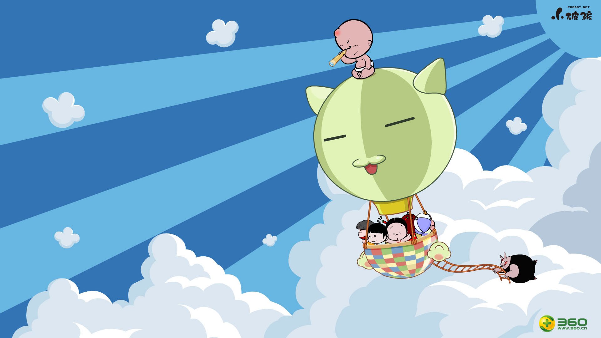 动漫,卡通,小破孩,六一,儿童节,独家首发,儿童桌面专用