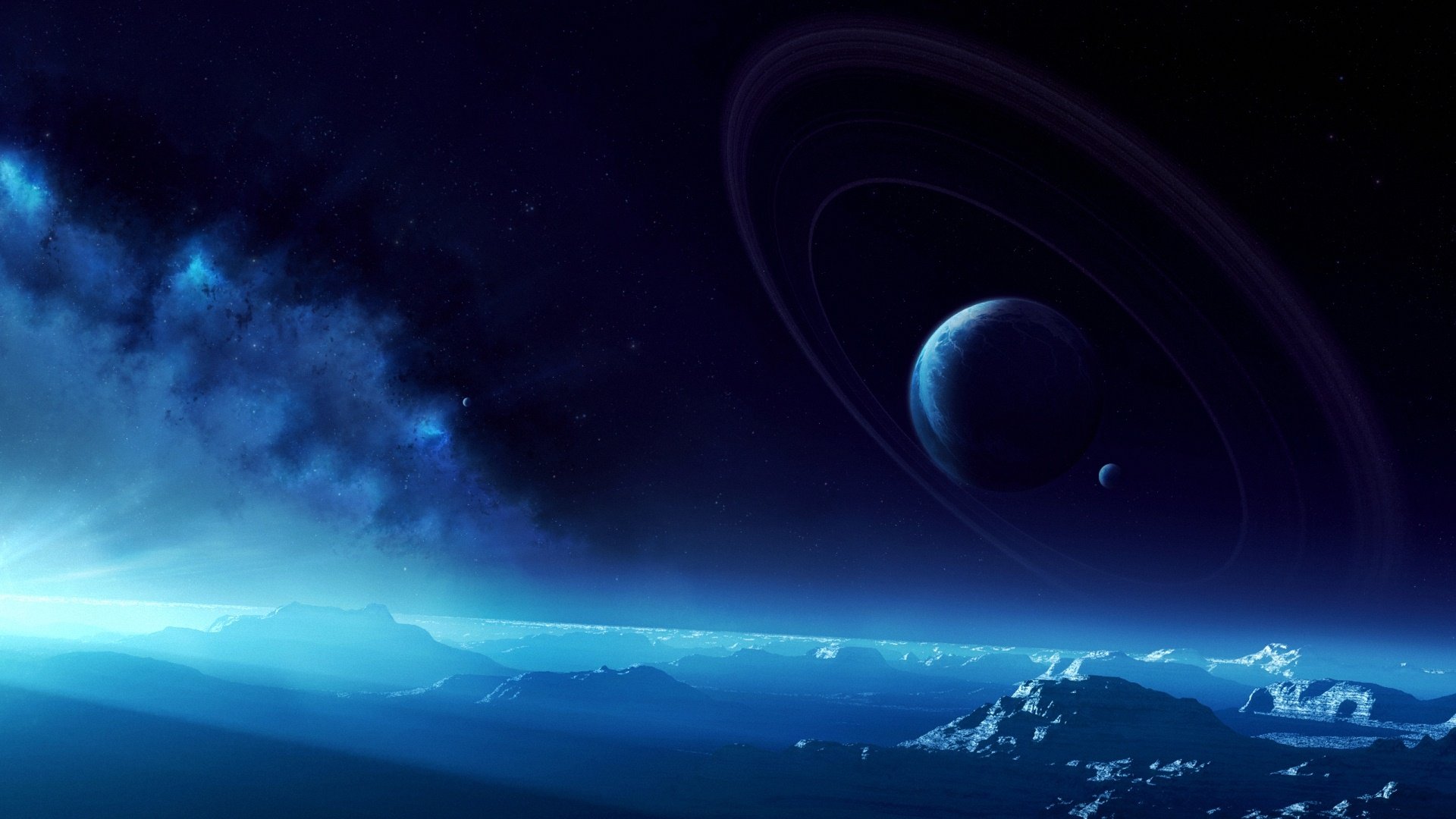 创意,设计,星空,蓝色,儿童桌面专用