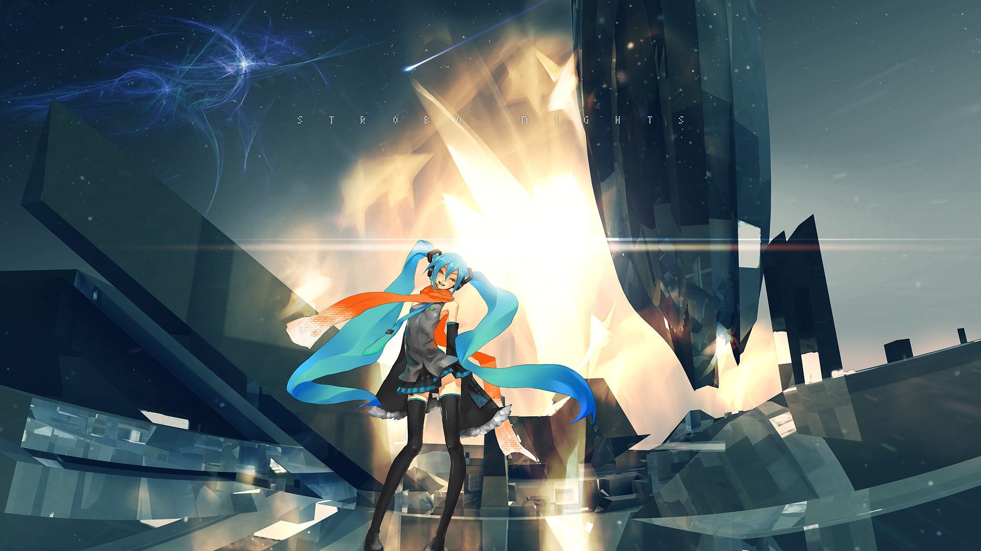 动漫,卡通,初音,少女,儿童桌面专用