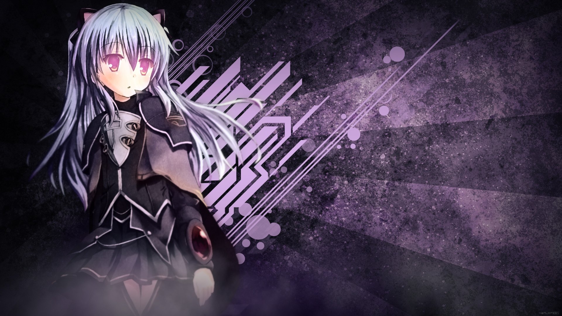 动漫,黑色,少女,卡通,萝莉