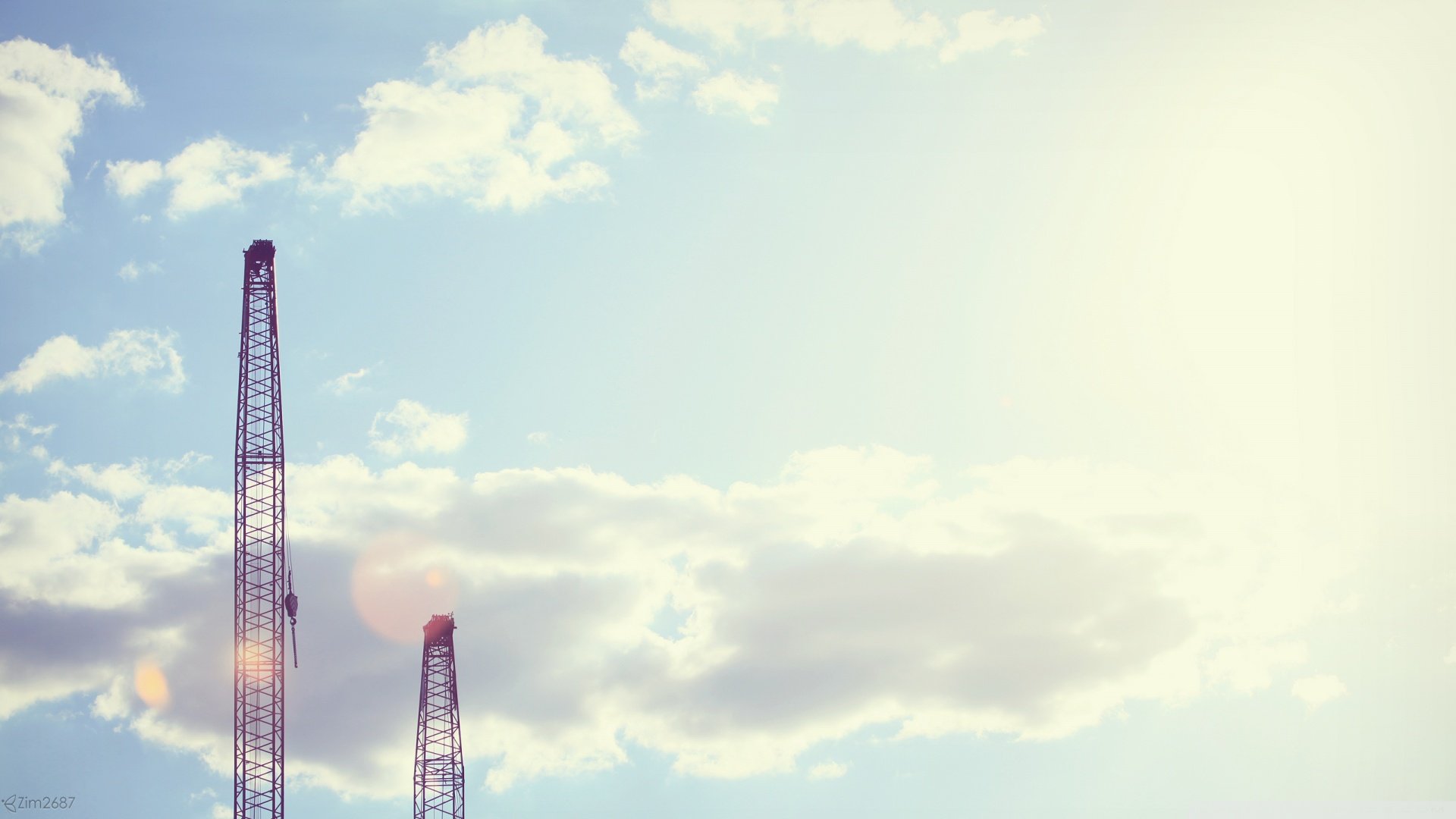 风景,蓝天白云,儿童桌面专用