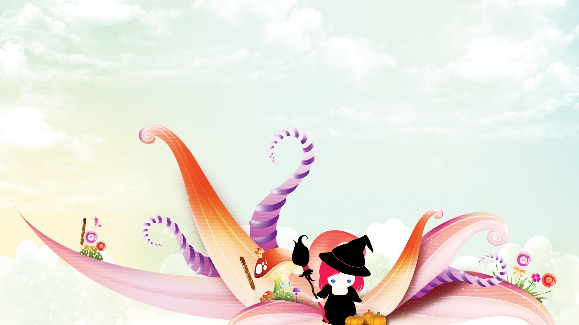 动漫,卡通,东京,城市,夜晚,手绘,儿童桌面专用