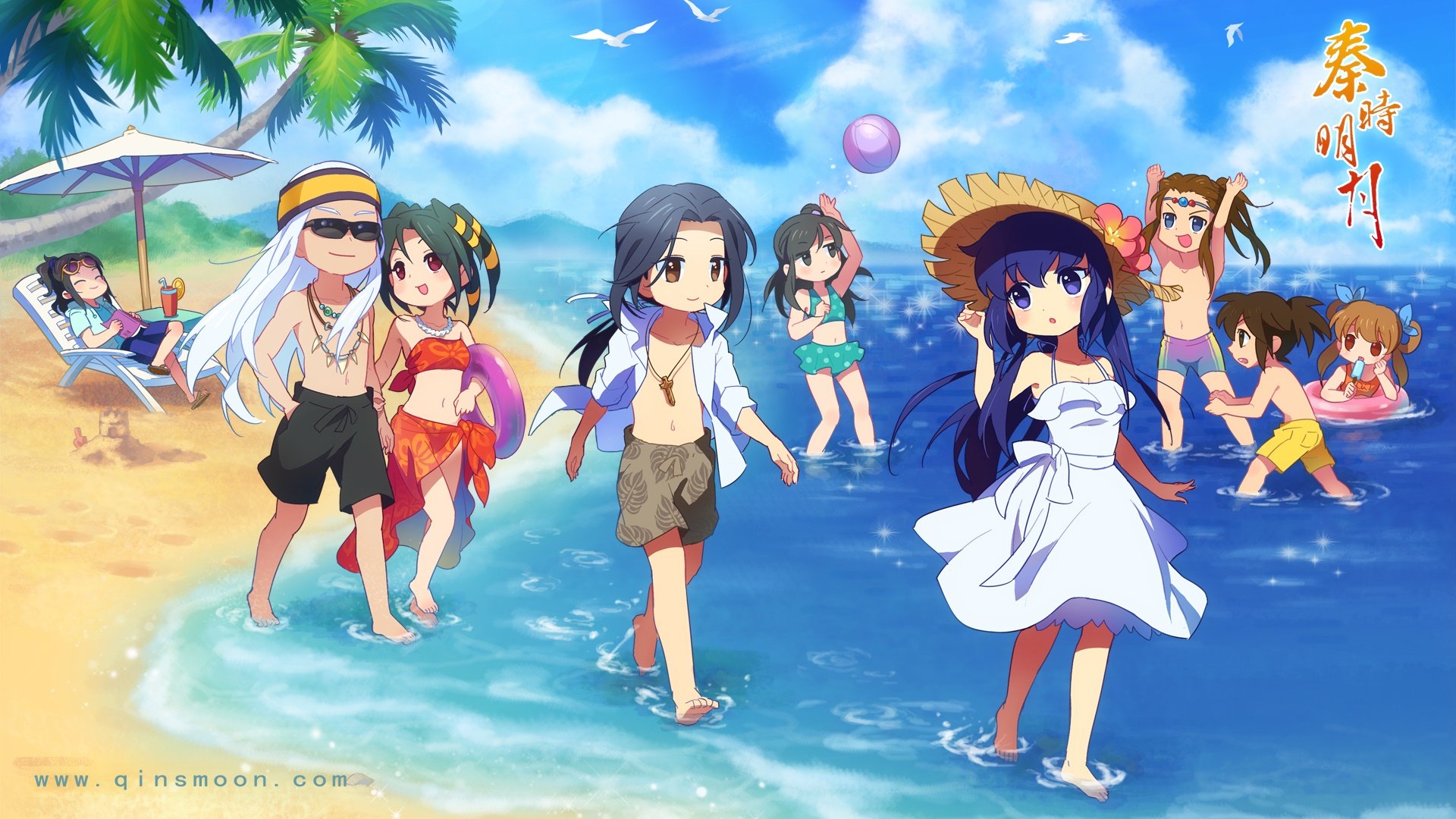 动漫,卡通,独家首发,原创,秦时明月,@秦时明月官方微博,儿童桌面专用