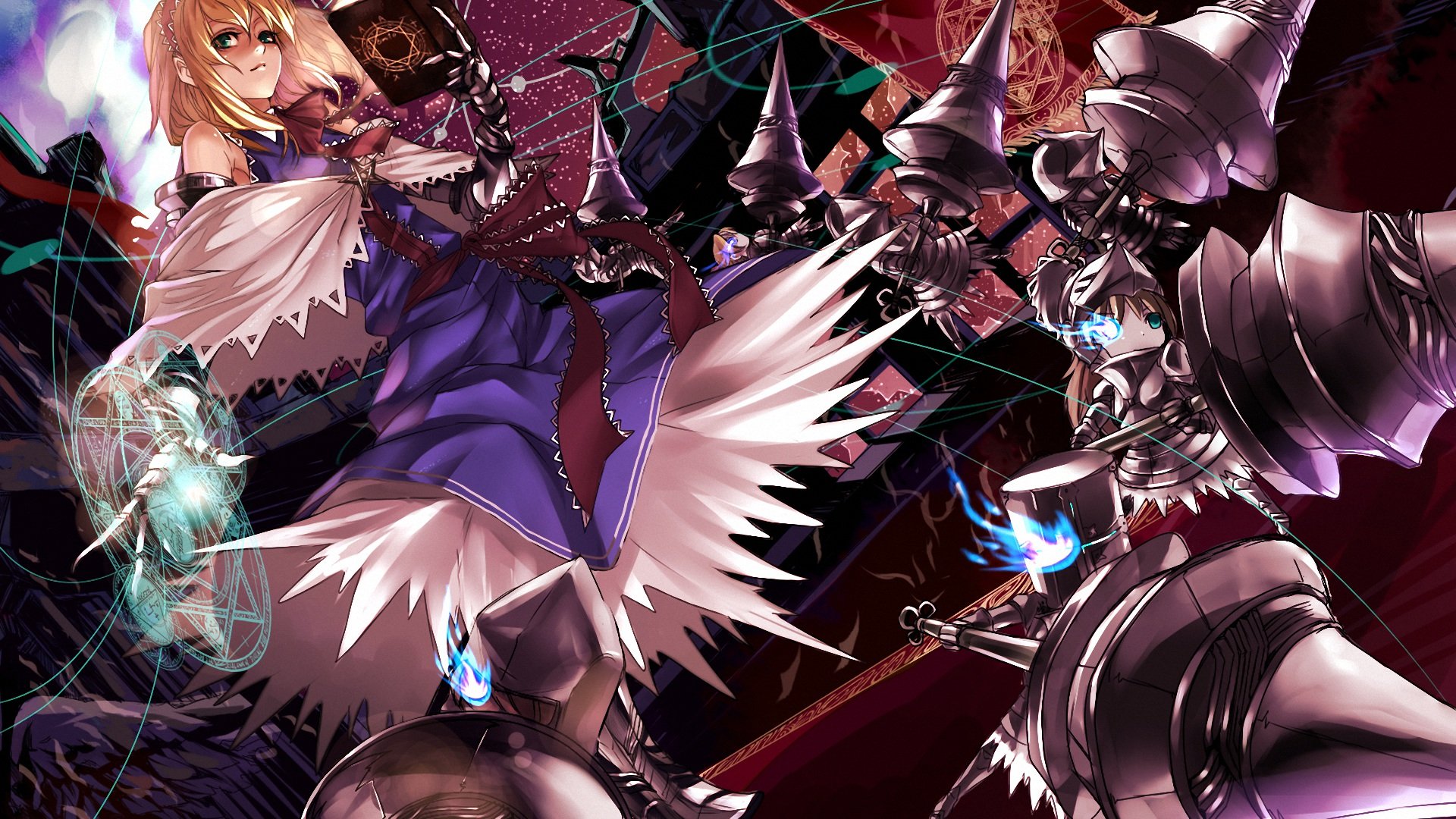 动漫,卡通,手绘,少女,魔法