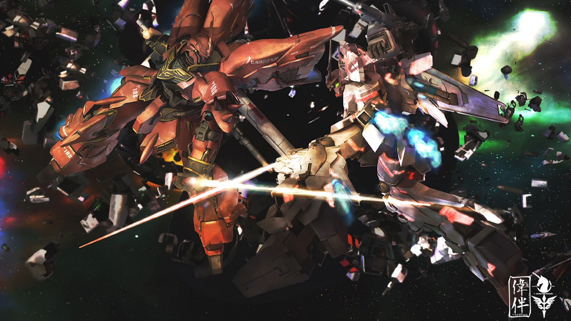 动漫,机甲,战斗,激战