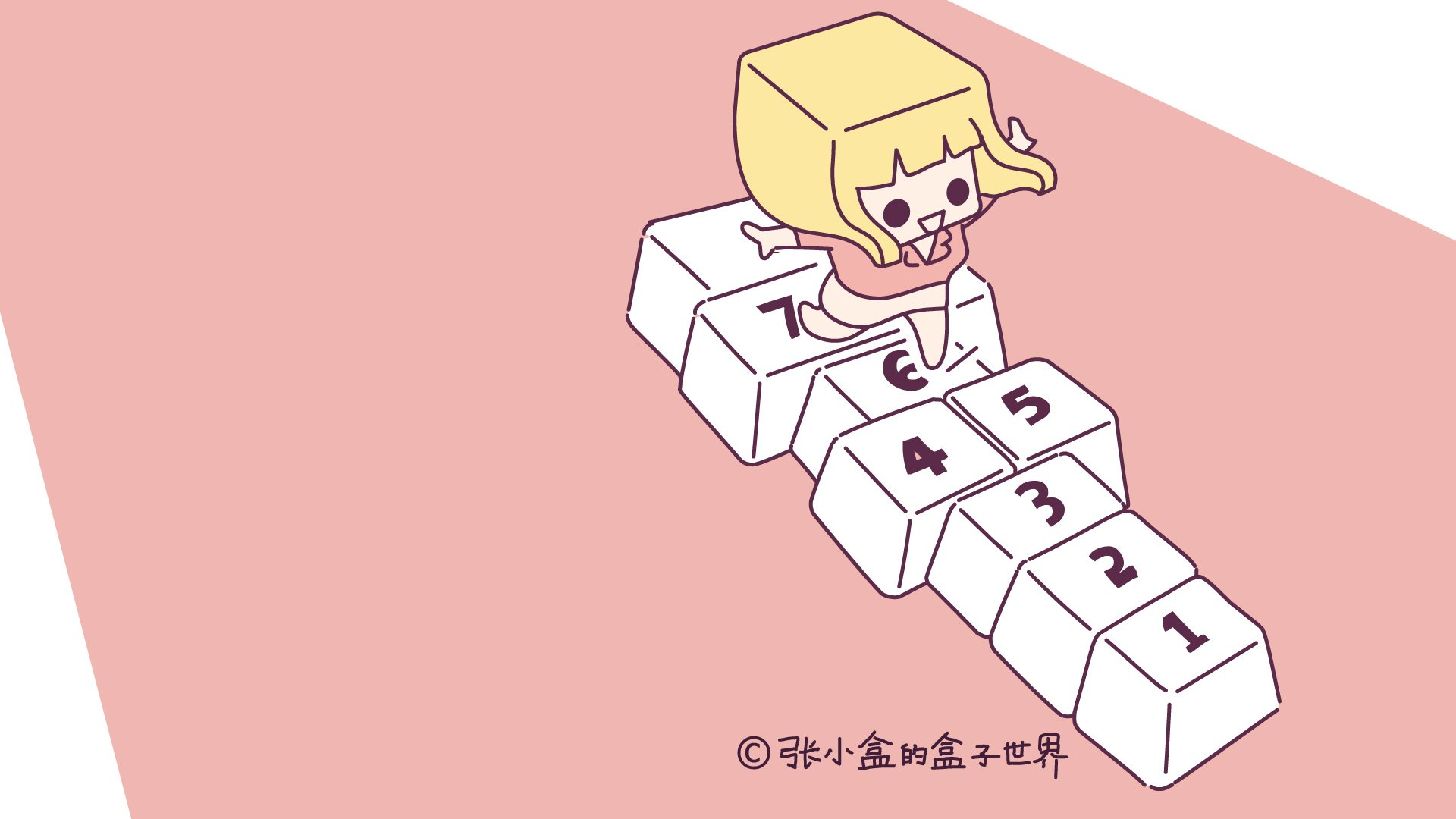 动漫,卡通,原创,张小盒,独家首发,@张小盒,儿童桌面专用