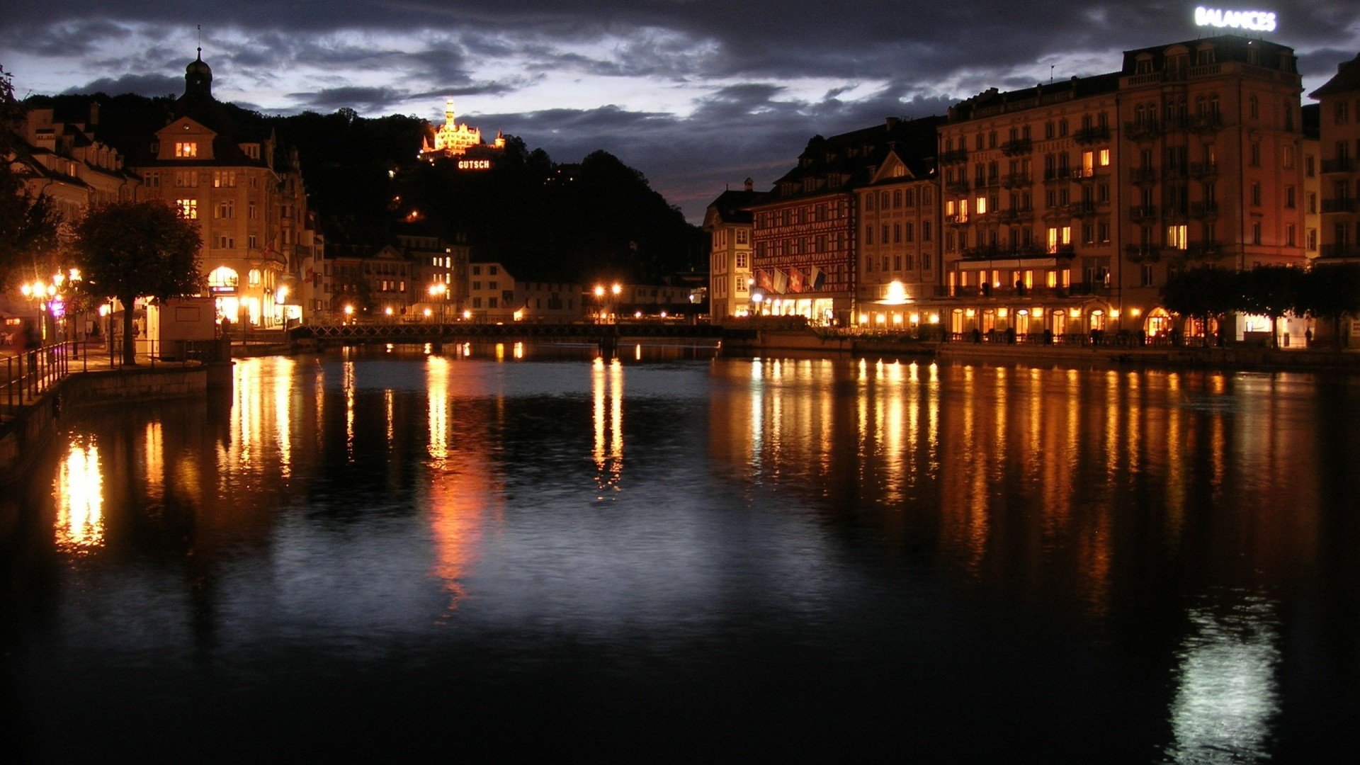 风景,城市夜景,儿童桌面专用