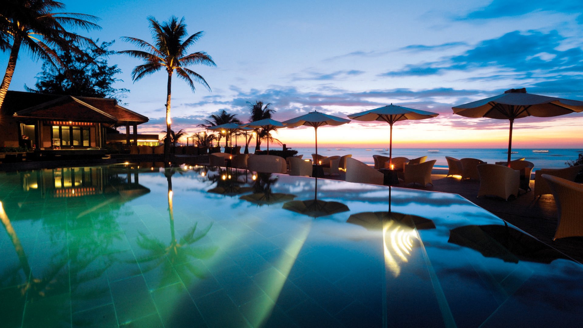 风景,海滨,度假,旅游胜地,黄昏,落日,夕阳,晚霞,儿童桌面专用