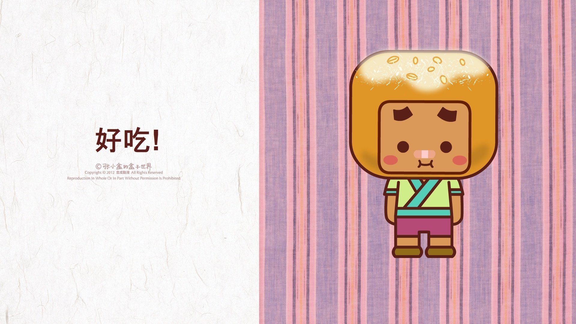 动漫,卡通,手绘,原创,张小盒,独家首发,@张小盒,儿童桌面专用