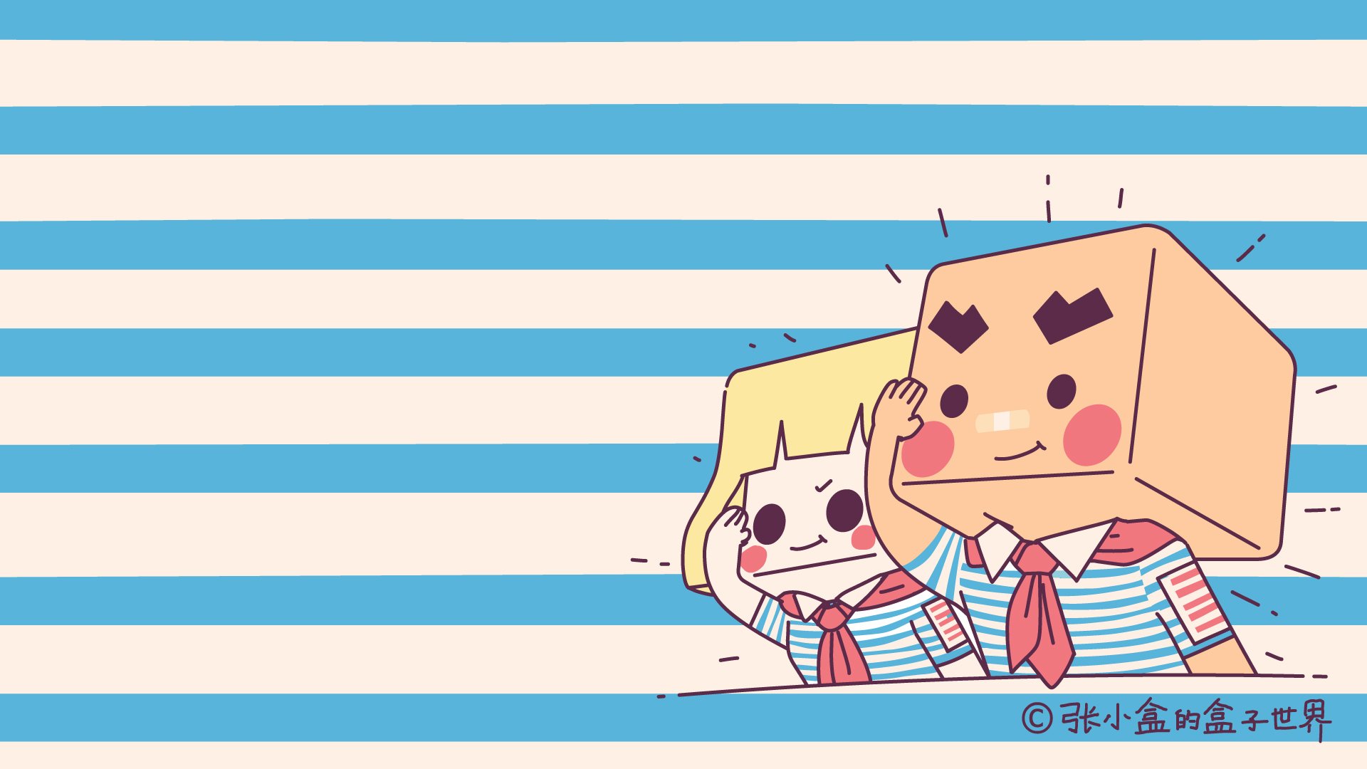 动漫,卡通,原创,张小盒,独家首发,@张小盒,儿童桌面专用