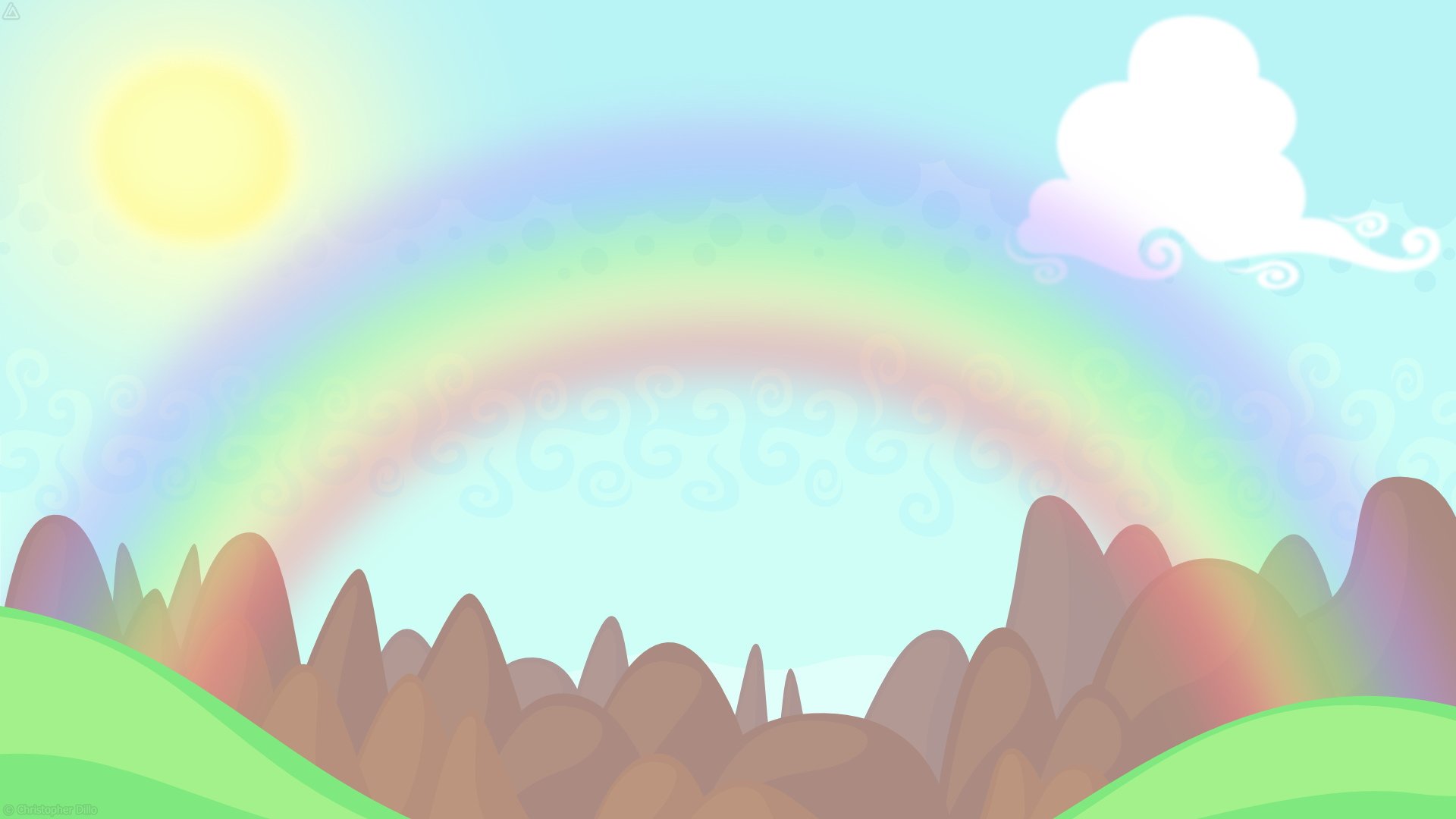 创意,设计,清新,简约,儿童桌面专用