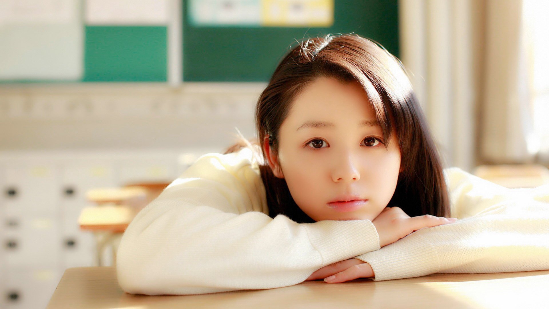 美女,清纯,可爱,长发,清新,校园,摄影,写真,萌妹子