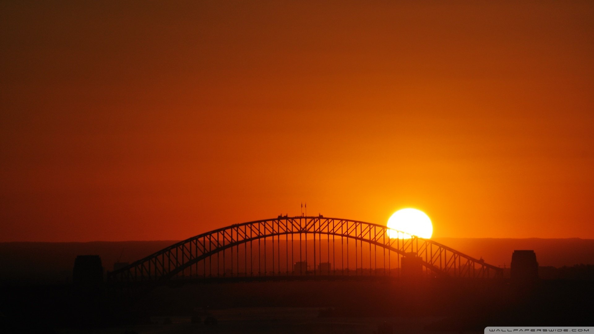 风景,落日余晖,儿童桌面专用