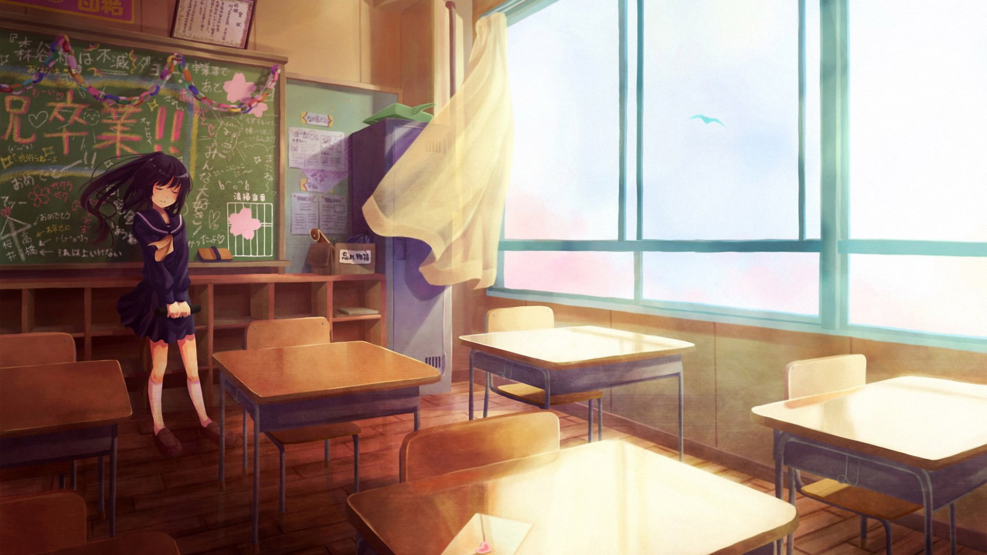 动漫,校园,手绘,教师,儿童桌面专用