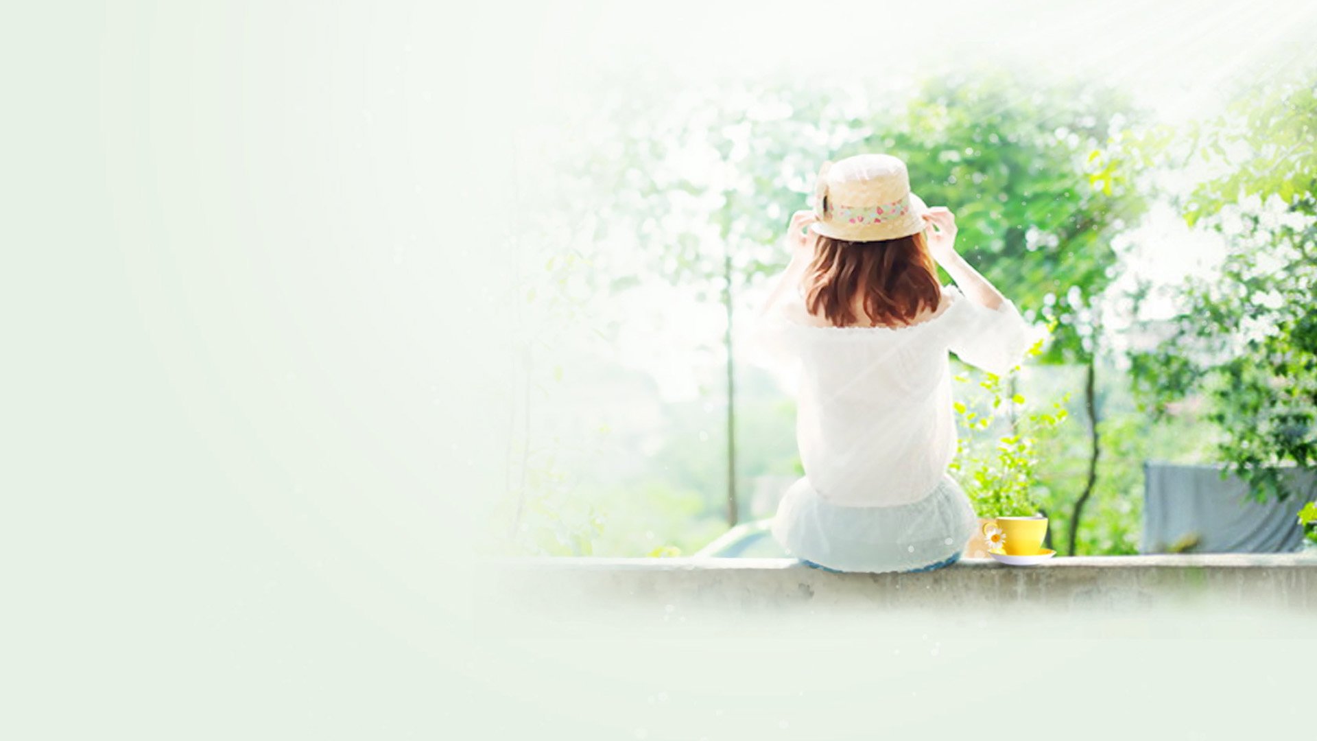 小清新,温馨一刻,儿童桌面专用