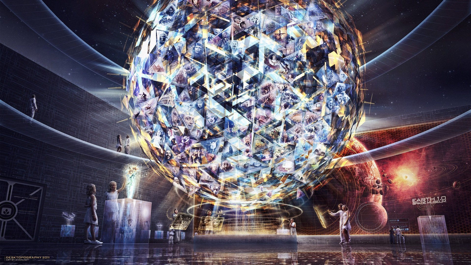 创意,未来,3D,儿童桌面专用