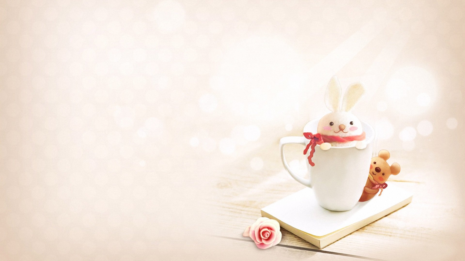 小清新,温馨一刻,儿童桌面专用