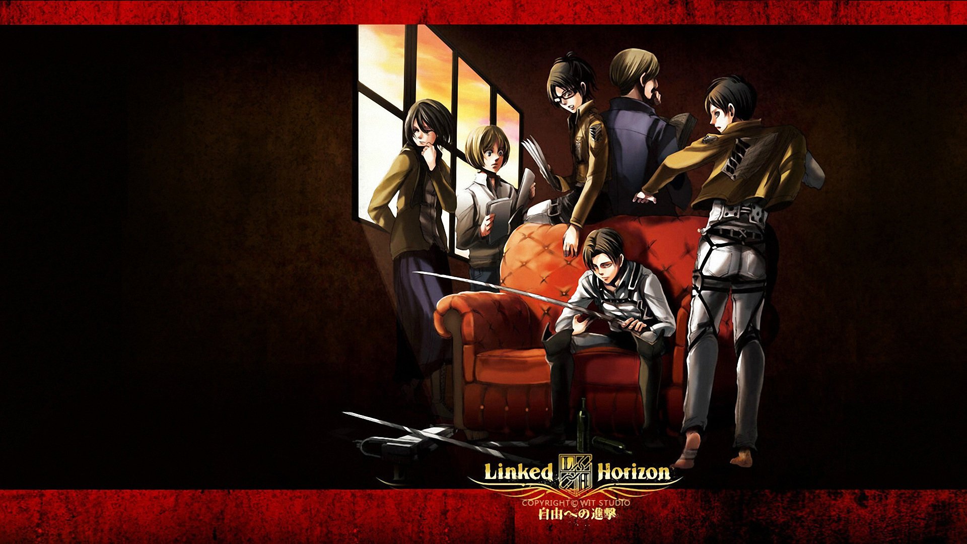 动漫,进击巨人,儿童桌面专用