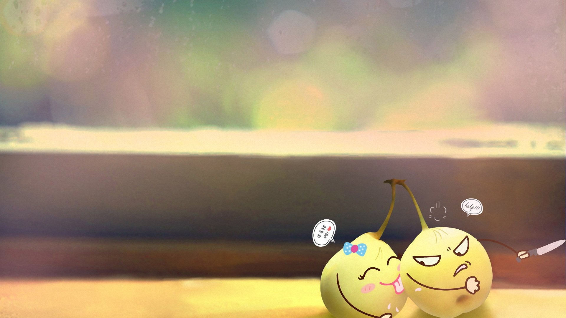 小清新,温馨一刻,儿童桌面专用