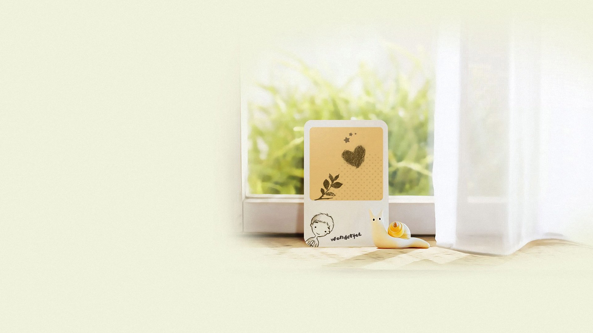 小清新,温馨一刻,儿童桌面专用