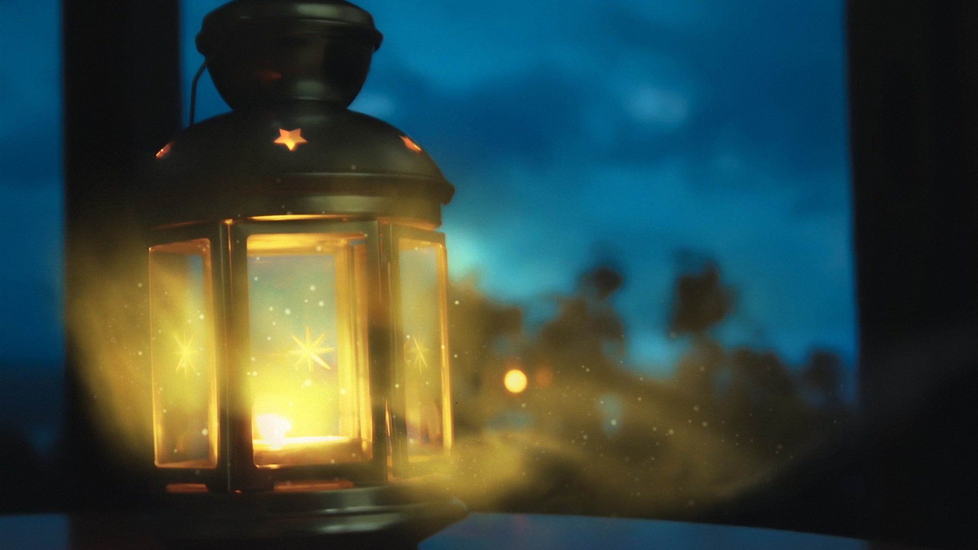 小清新,灯,烛火,温馨一刻,儿童桌面专用