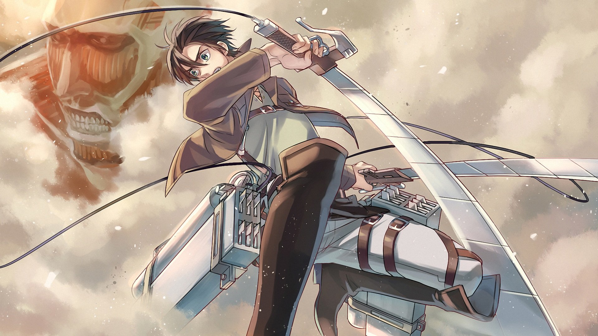 动漫,进击巨人,儿童桌面专用