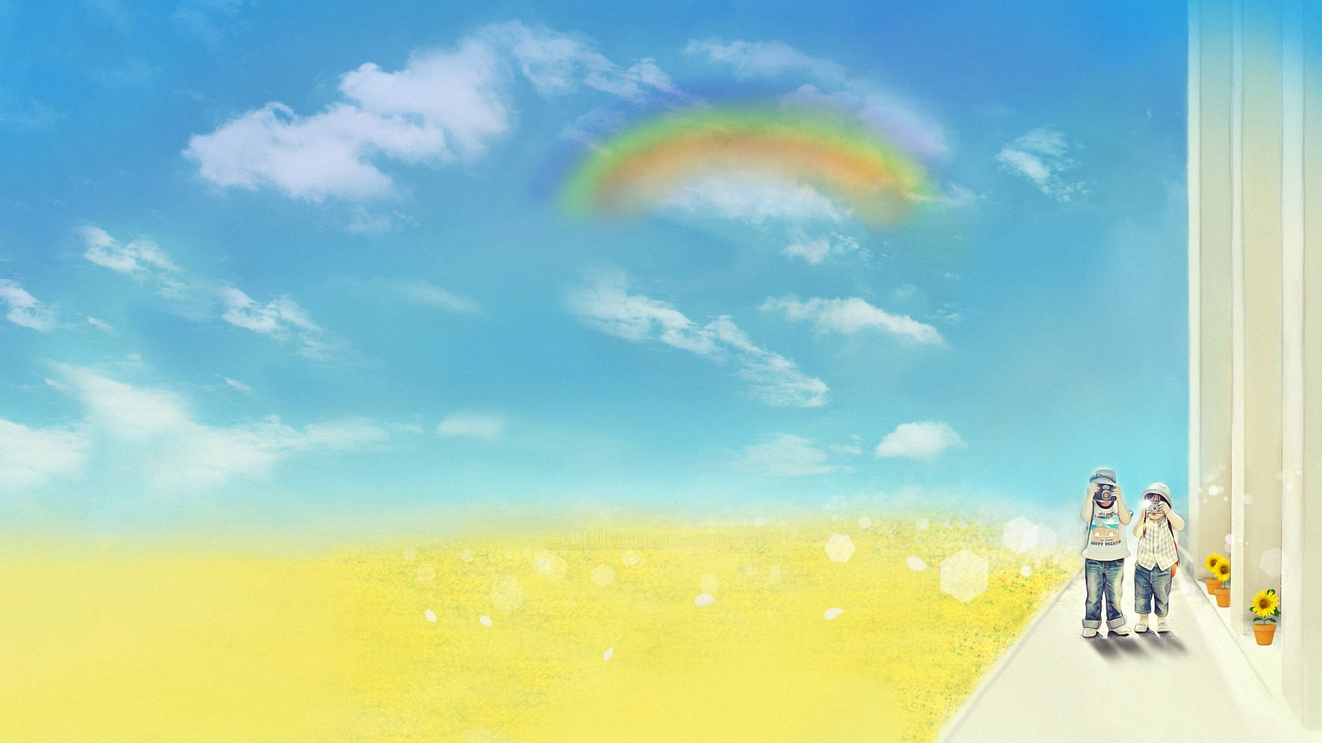 小清新,温馨一刻,儿童桌面专用