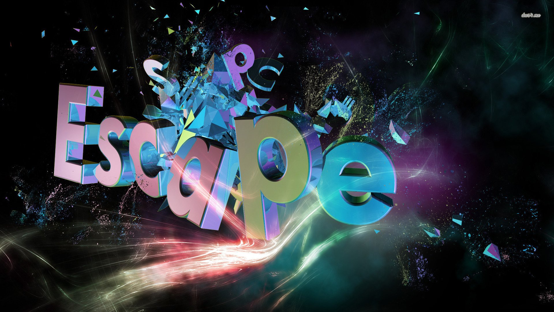 创意,3D,字母,炫彩,儿童桌面专用