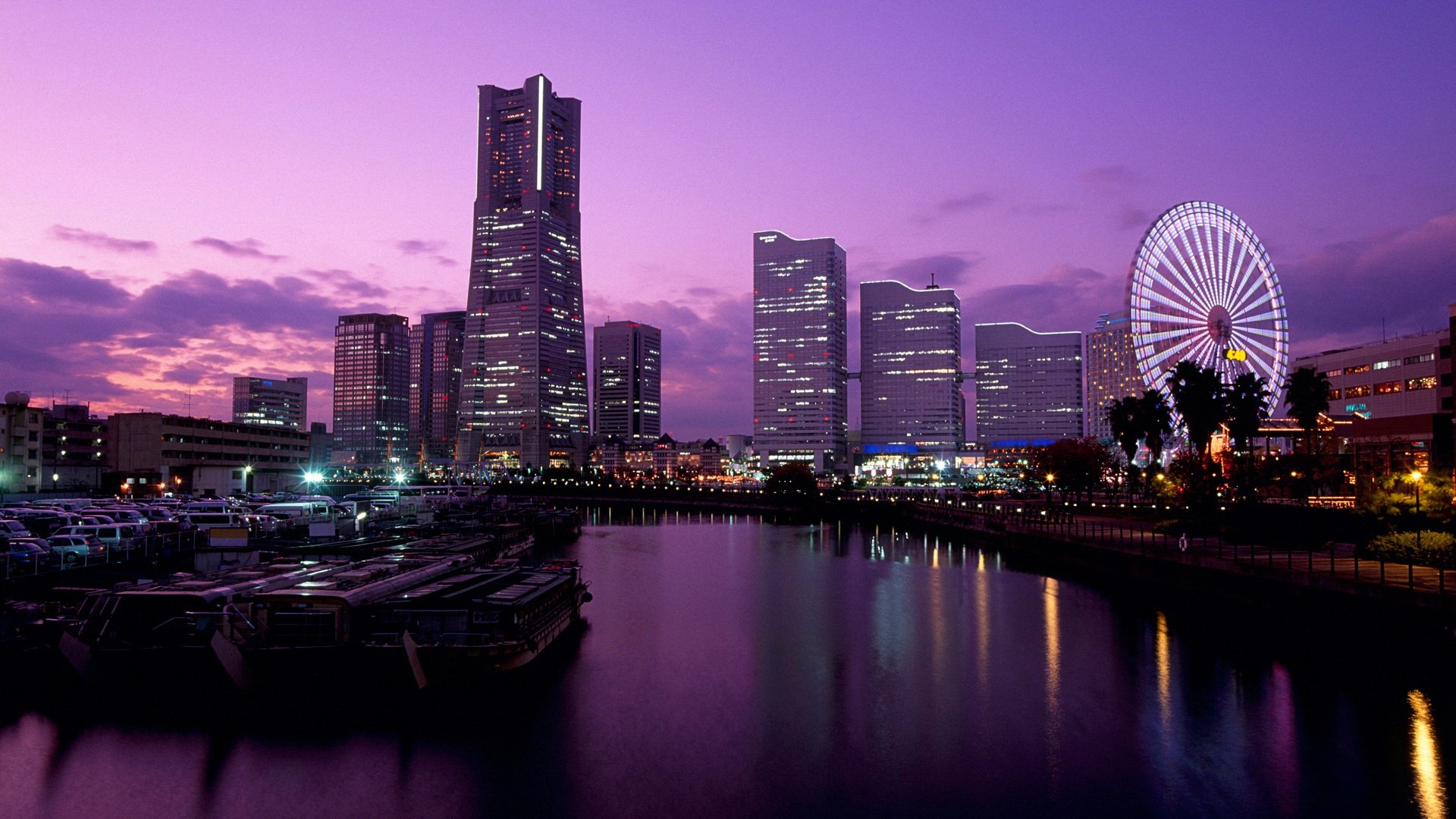 风景,城市夜景,儿童桌面专用