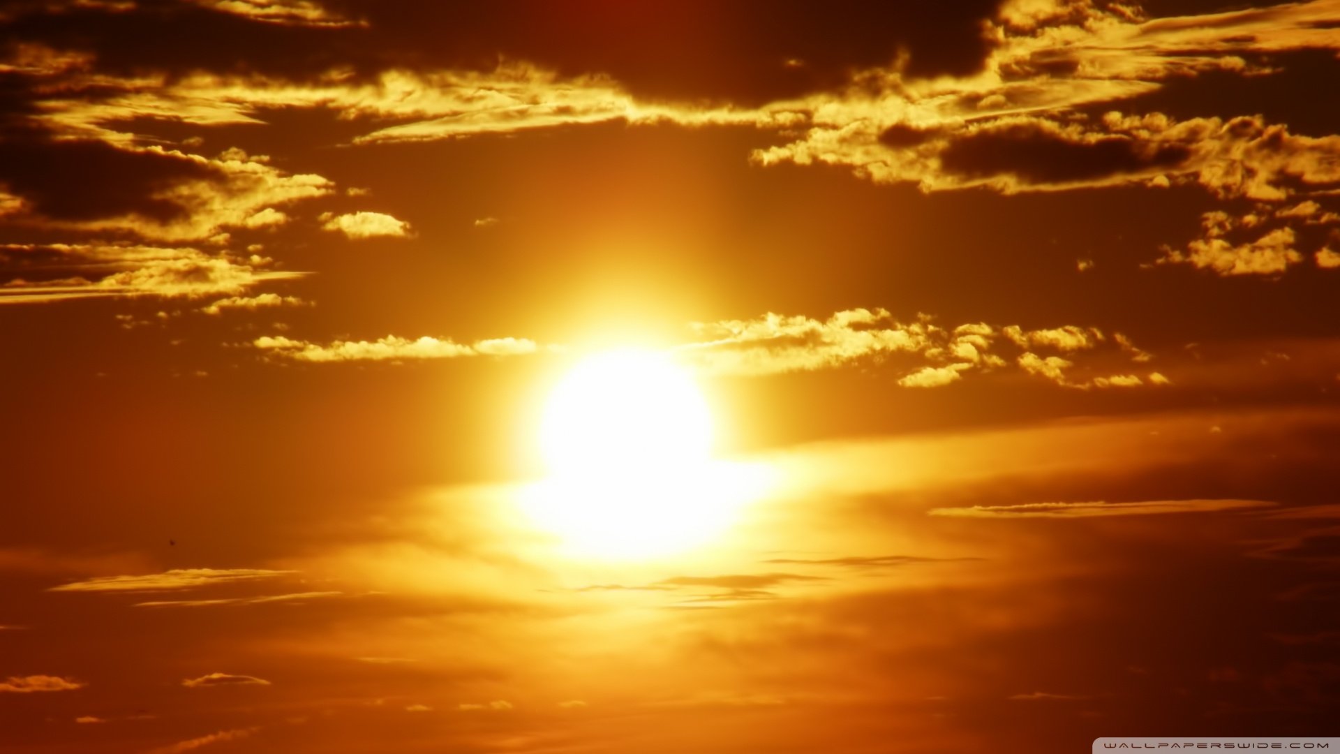 风景,落日余晖,儿童桌面专用