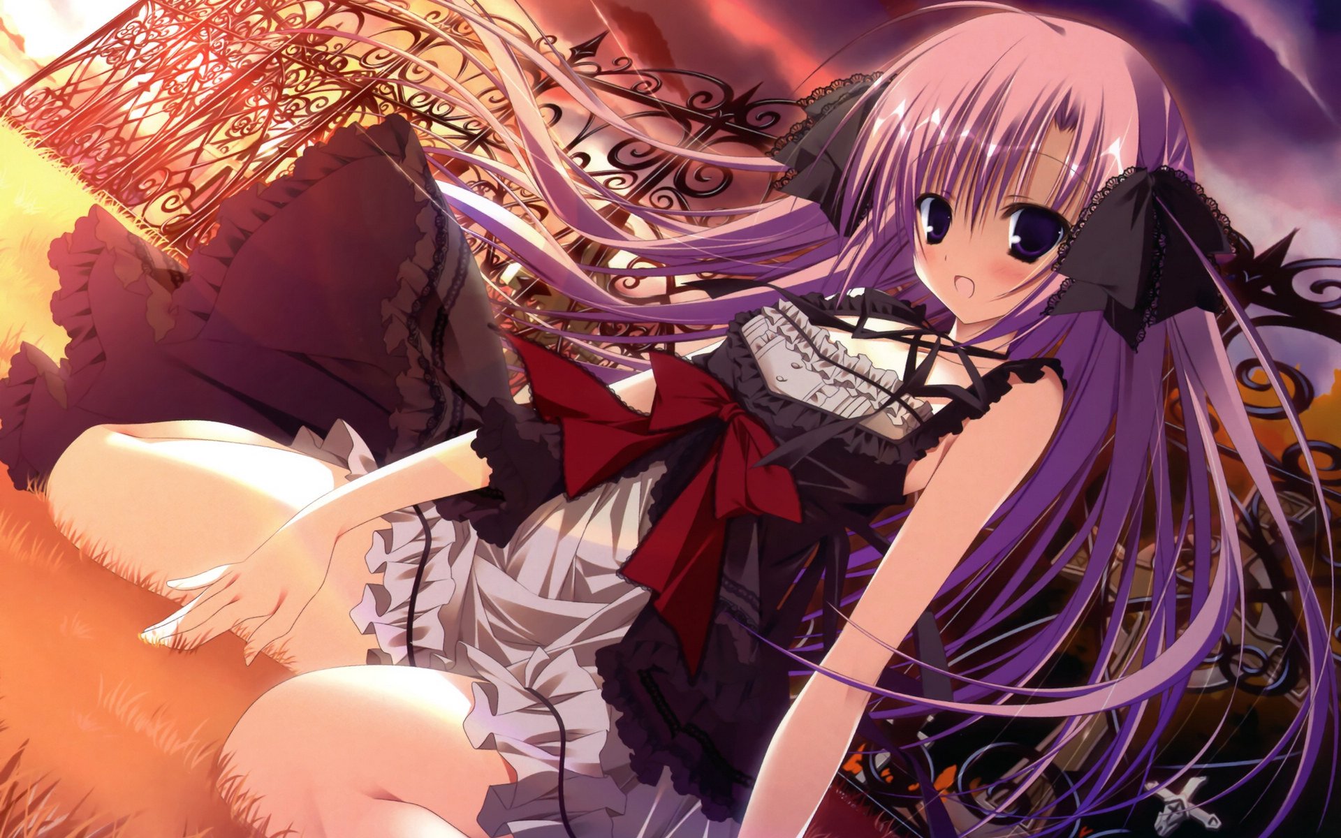 动漫,向日葵教会和漫长的暑假,萝莉,少女,卡通,儿童桌面专用