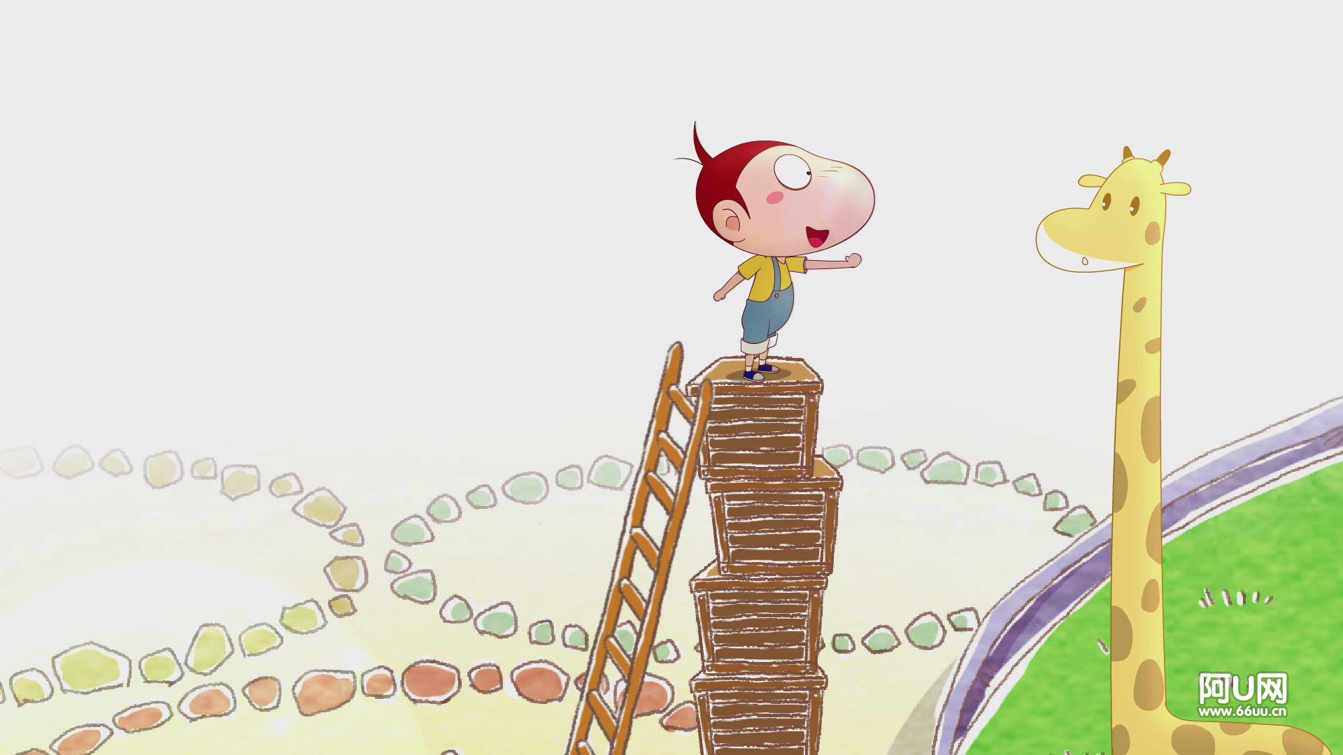 动漫,阿U,独家首发,原创,手绘,儿童桌面专用