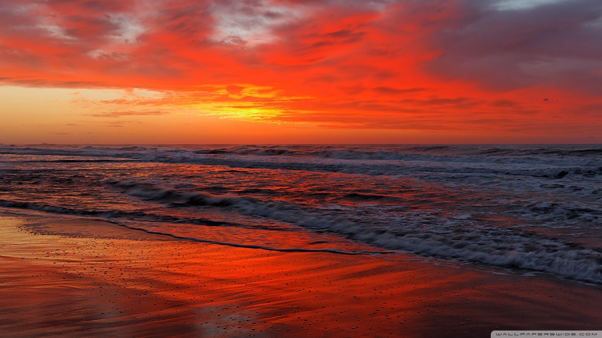 风景,落日余晖,儿童桌面专用