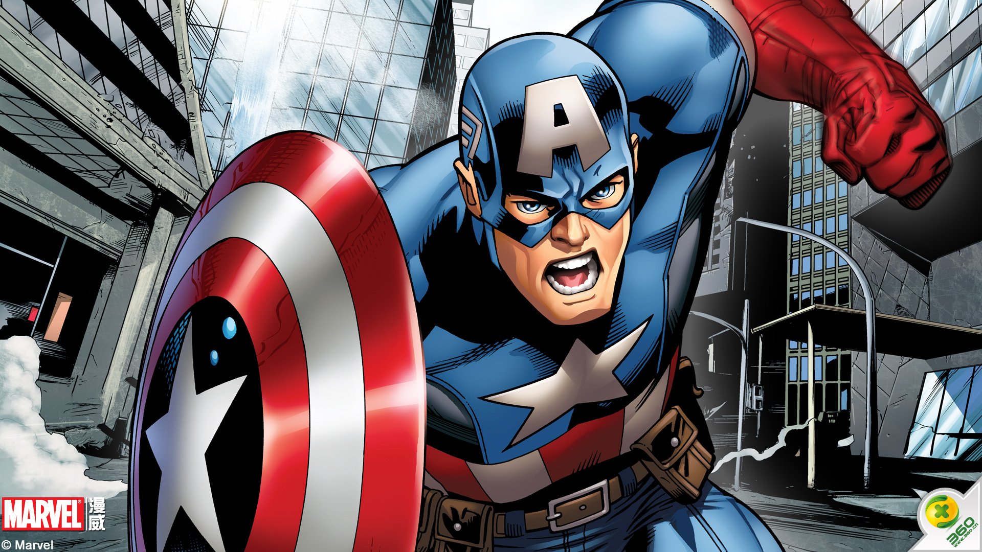 动漫,超级英雄,美国队长,儿童桌面专用