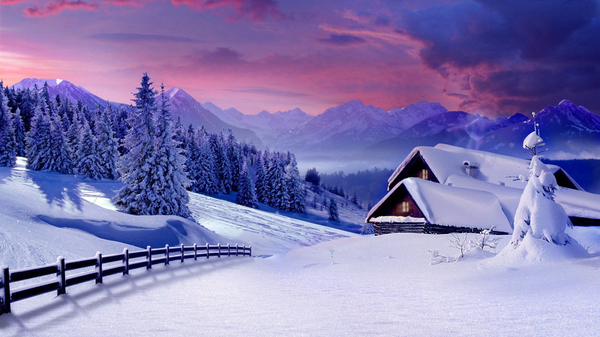 风景,冰天雪地,儿童桌面专用