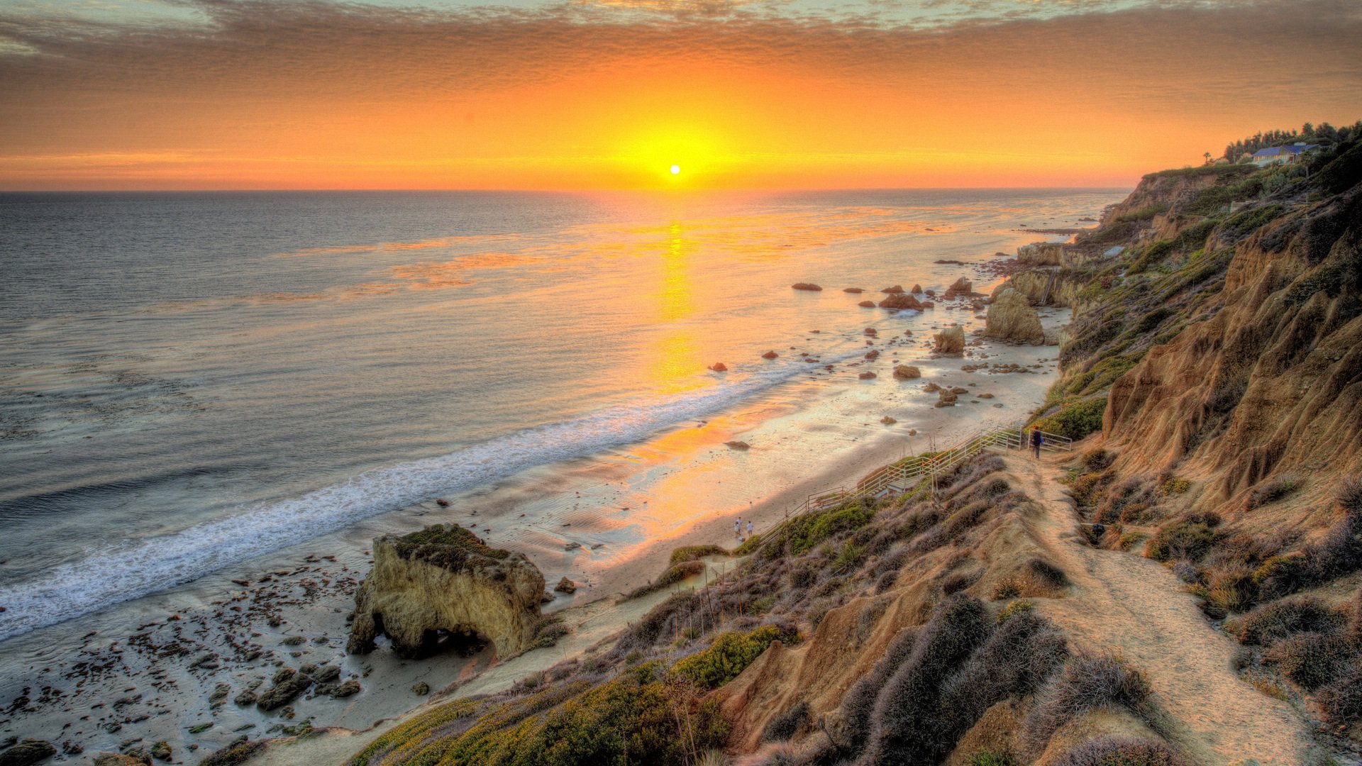 风景,马里布海滩,旅游胜地,儿童桌面专用