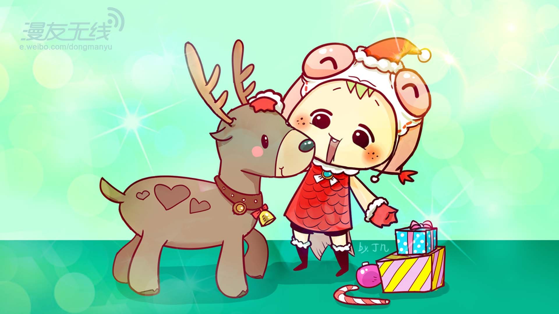 动漫,漫友无线,鱼丸,儿童桌面专用