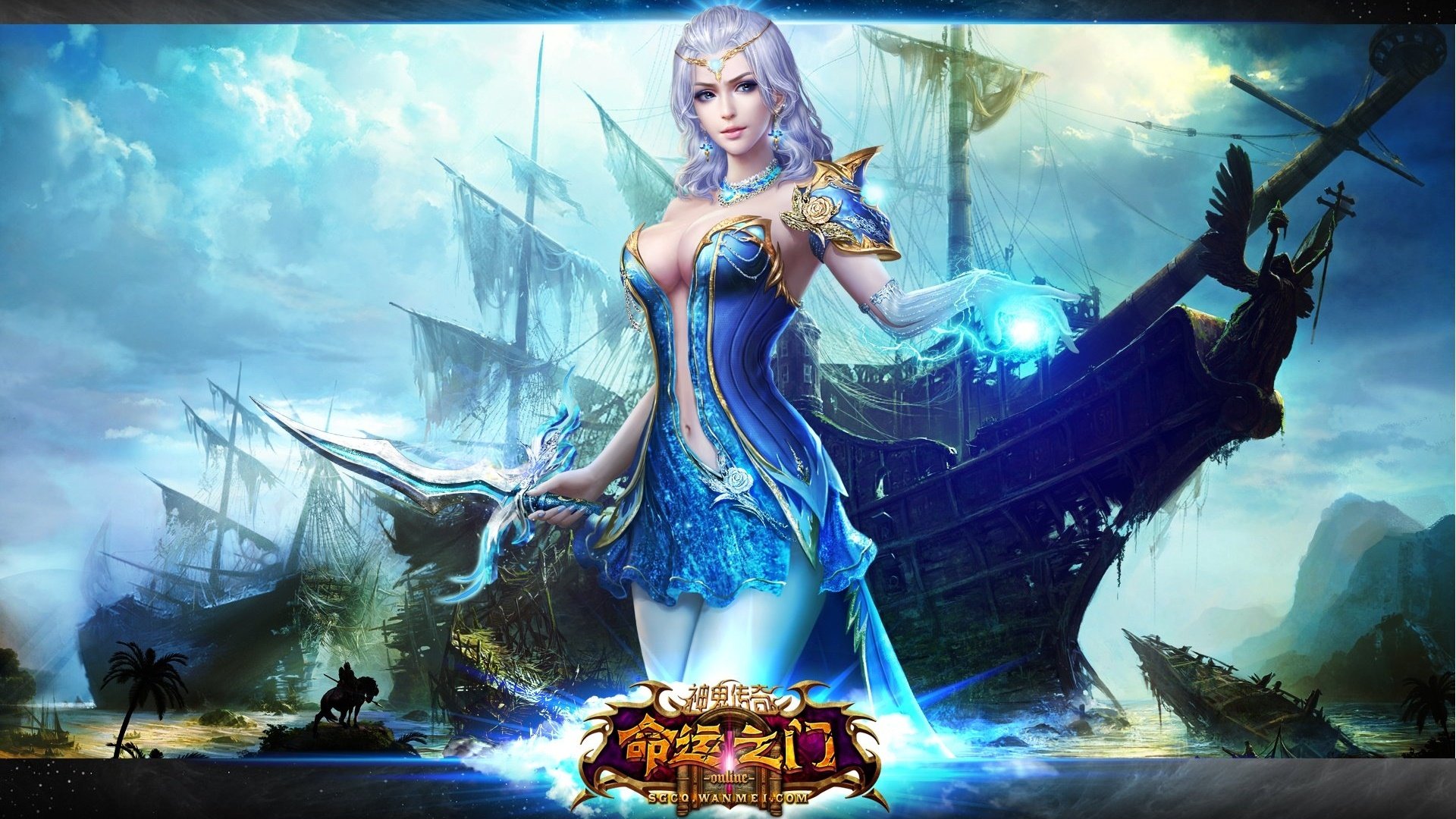 热门网游,神鬼传奇,命运之门,游戏美女