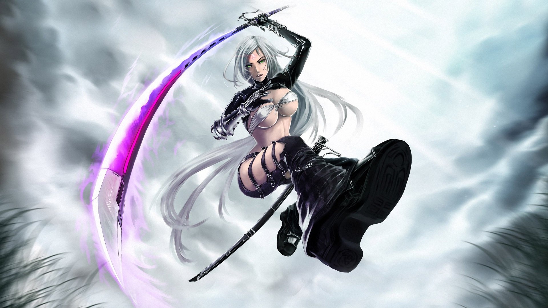 动漫,少女,手绘,儿童桌面专用