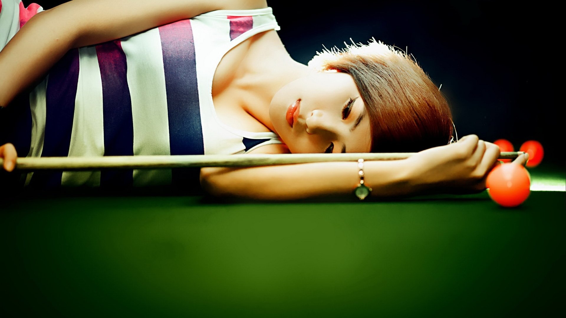 清新,可人,美丽,靓丽,美女,台球,台球美女