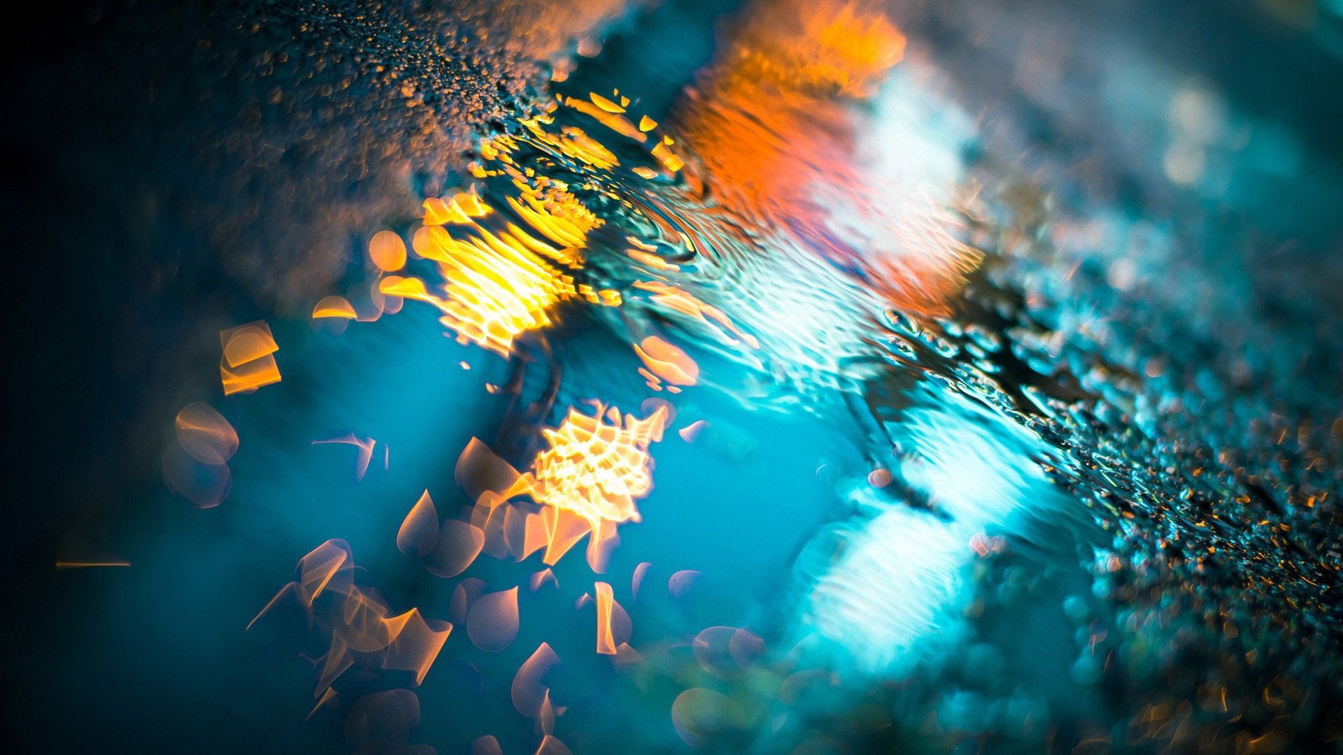 风景,细雨蒙蒙,城市夜景,儿童桌面专用