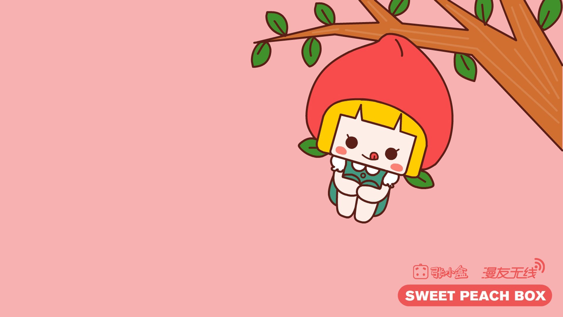 动漫,张小盒,漫友无线,手绘,原创,儿童桌面专用