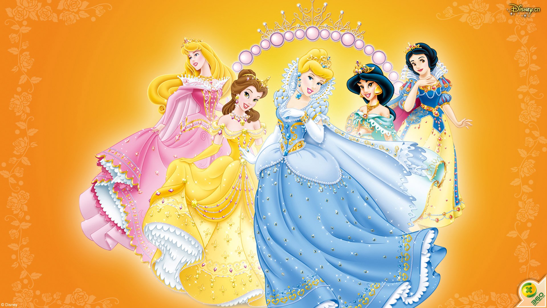 动漫,迪士尼,我是公主,儿童桌面专用