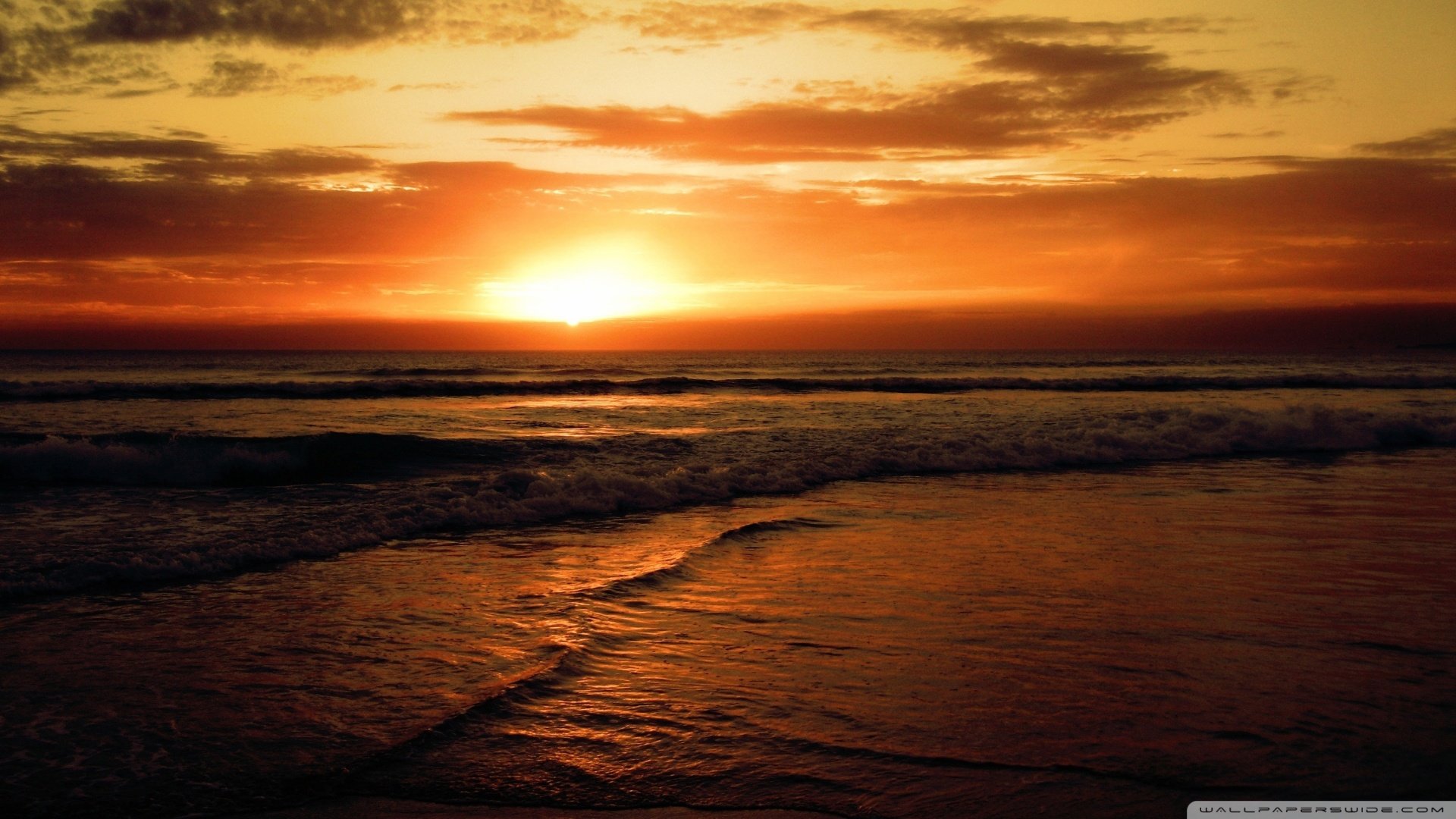 风景,落日余晖,儿童桌面专用