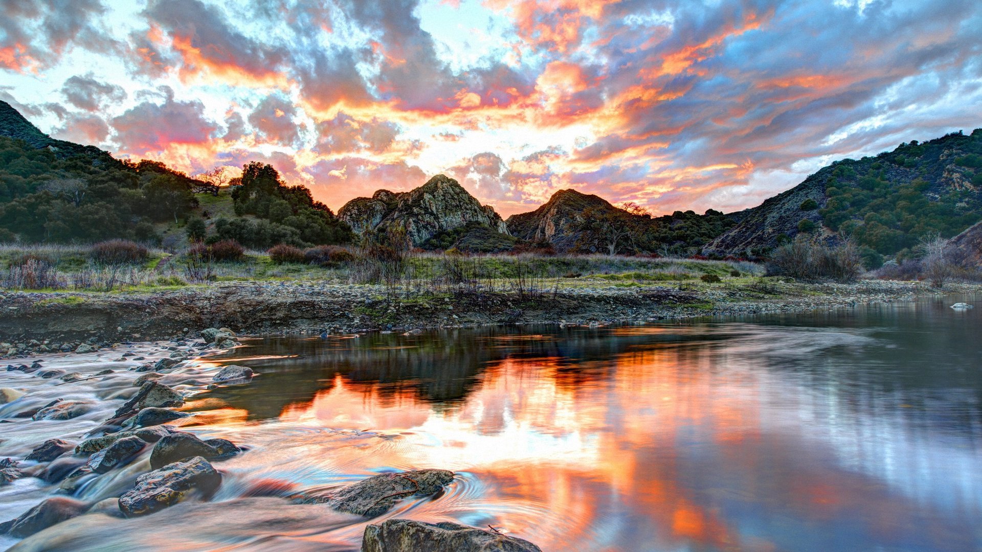 风景,马里布海滩,旅游胜地,儿童桌面专用