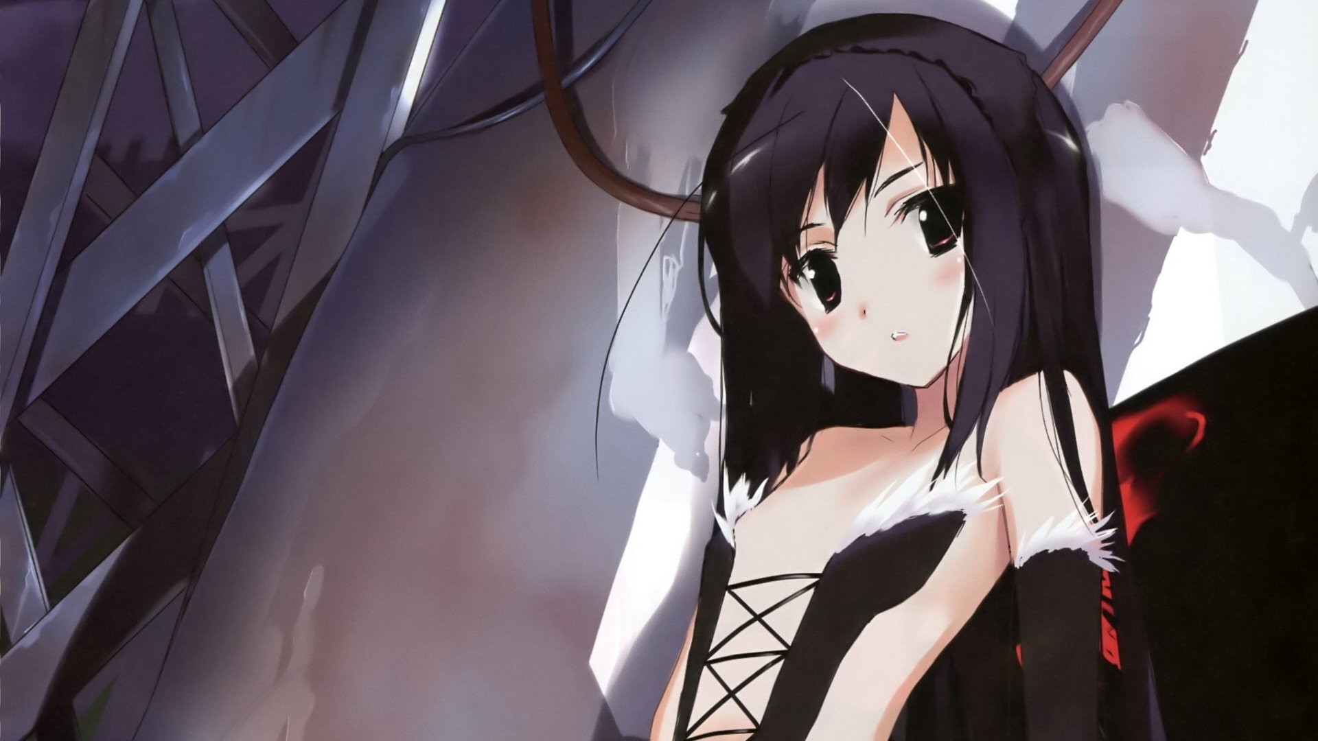 动漫,动漫少女,插画,可爱,加速世界的黑雪姬