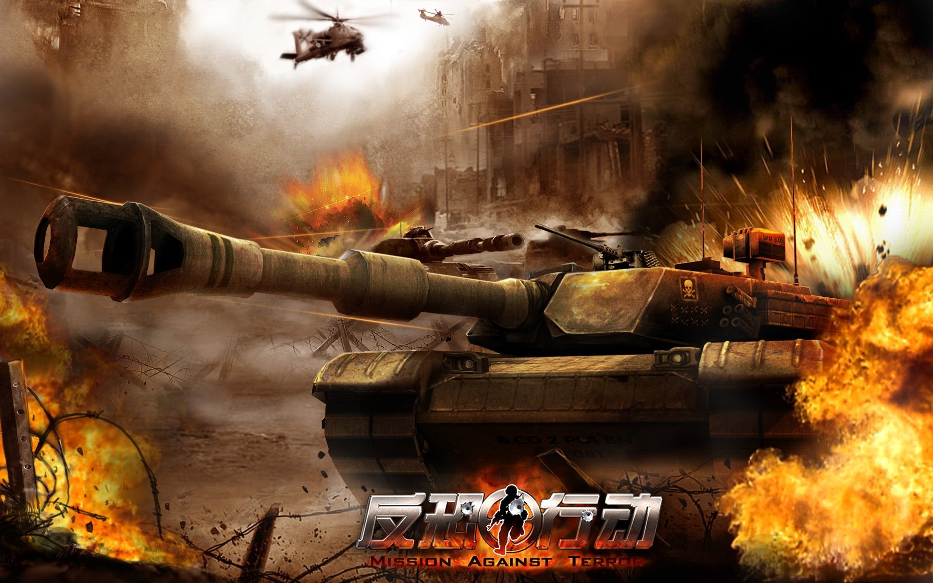 游戏,插画,CG图,反恐行动