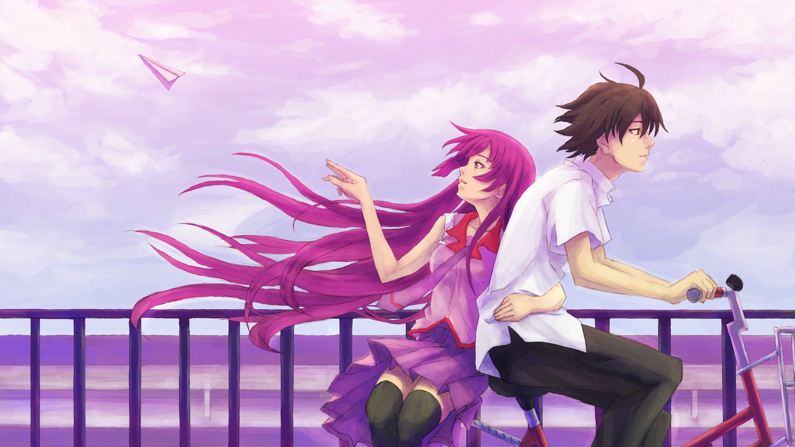 爱情美图,浪漫手绘,情人,情侣,甜蜜,自行车上的爱情,绝配