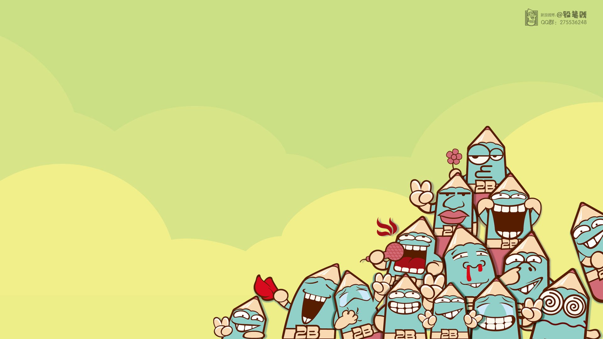 动漫,合作授权,首发,铅笔贱,@铅笔贱,儿童桌面专用